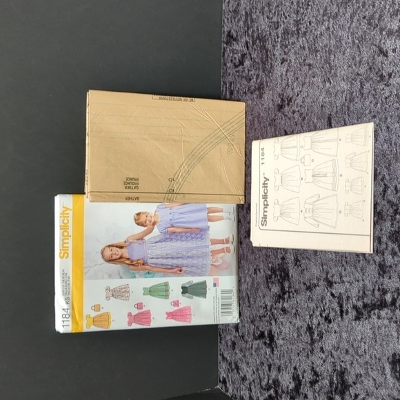 Simplicity 1184 Unused Dress Pattern Sizes K5 (7,8,10,12,14) - Picture 4 of 4